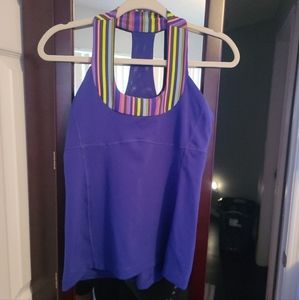 Lululemon scoop me up tank blue size 8